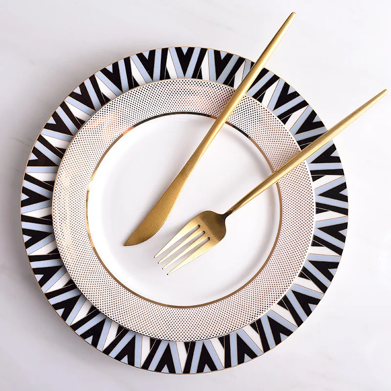 European-style Western Food Plate Steak Plate Restaurant Hotel Club Plate Luxury Dinner Plate Cutlery Set Chaffing Dish
European-style Western Food Plate Steak Plate Restaurant Hotel Club Plate Luxury Dinner Plate Cutlery Set Chaffing Dish