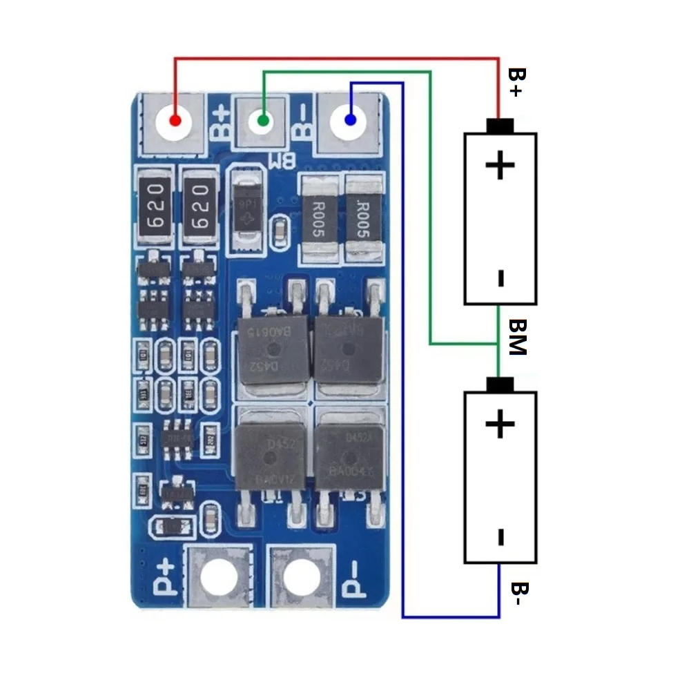 2S 10A Balanced Charge & Discharge LiPo Battery BMS PCB Board 8.4V Battery Balancer Equalizer Charge Protection Board
2S 10A Balanced Charge & Discharge LiPo Battery BMS PCB Board 8.4V Battery Balancer Equalizer Charge Protection Board