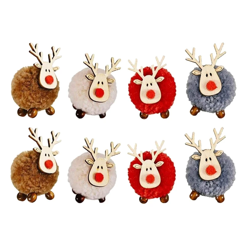 Christmas Ornaments Set, Christmas Tree Decorations, 8 Pcs Christmas Wooden Elk Antler Pendants For Xmas Tree Decor
Christmas Ornaments Set, Christmas Tree Decorations, 8 Pcs Christmas Wooden Elk Antler Pendants For Xmas Tree Decor