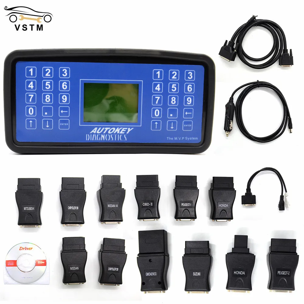 MVP Pro Key Programmer MVP V15.2 Diagnostic Code Reader Excellent Performance Full Cable Connectors Support Multi-Cars 
MVP Pro Key Programmer MVP V15.2 Diagnostic Code Reader Excellent Performance Full Cable Connectors Support Multi-Cars