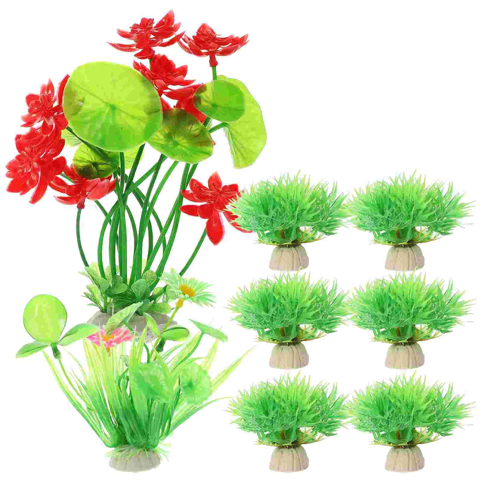 8 Pcs Fish Tank Aquarium Decoration Adornment Artificial Plants Accessories Aquatic Water Grass
8 Pcs Fish Tank Aquarium Decoration Adornment Artificial Plants Accessories Aquatic Water Grass