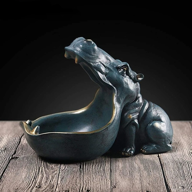 Resin Hippo Statue Hippopotamus Sculpture Figurine Key Candy Container Decoration Room Home Table Decoration Accessories Gift
Resin Hippo Statue Hippopotamus Sculpture Figurine Key Candy Container Decoration Room Home Table Decoration Accessories Gift