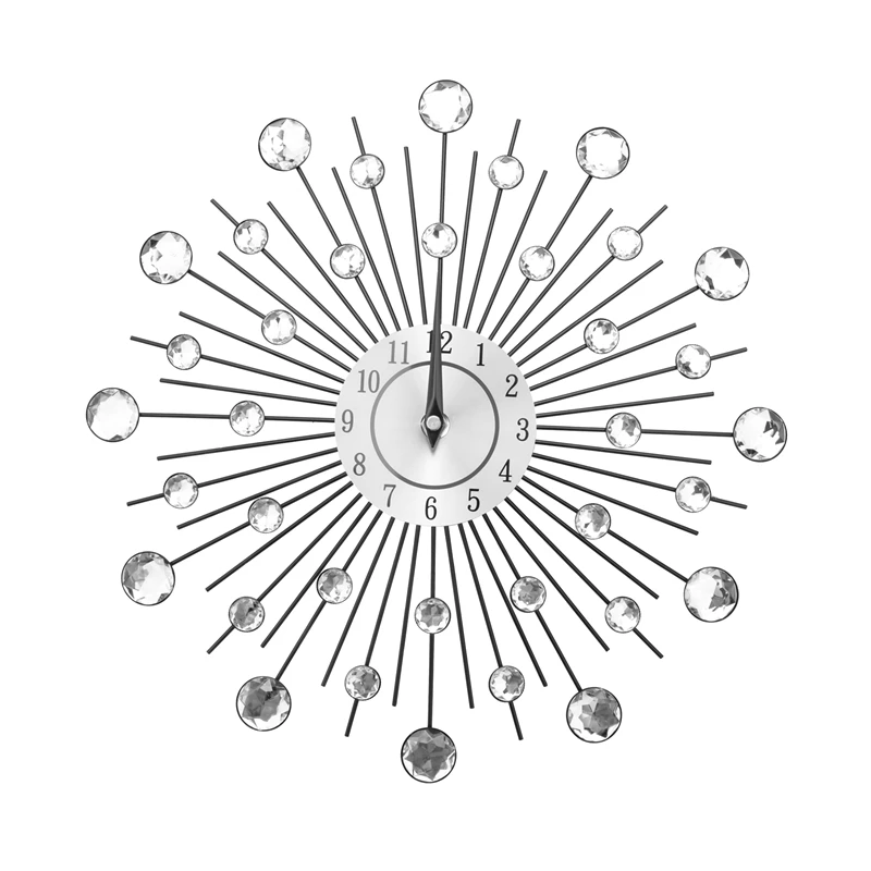Винтажные металлические настенные часы с кристаллами Sunburst, роскошные большие современные настенные часы с бриллиантами, дизайнерские дома...
Винтажные металлические настенные часы с кристаллами Sunburst, роскошные большие современные настенные часы с бриллиантами, дизайнерские дома...