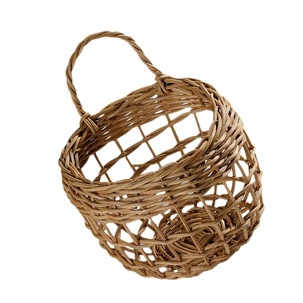 Basket Hanging Woven Storage Wall Baskets Rattan Planter Wicker Fruit Flower Produce Onion Vegetable Display Egg Kitchen
Basket Hanging Woven Storage Wall Baskets Rattan Planter Wicker Fruit Flower Produce Onion Vegetable Display Egg Kitchen