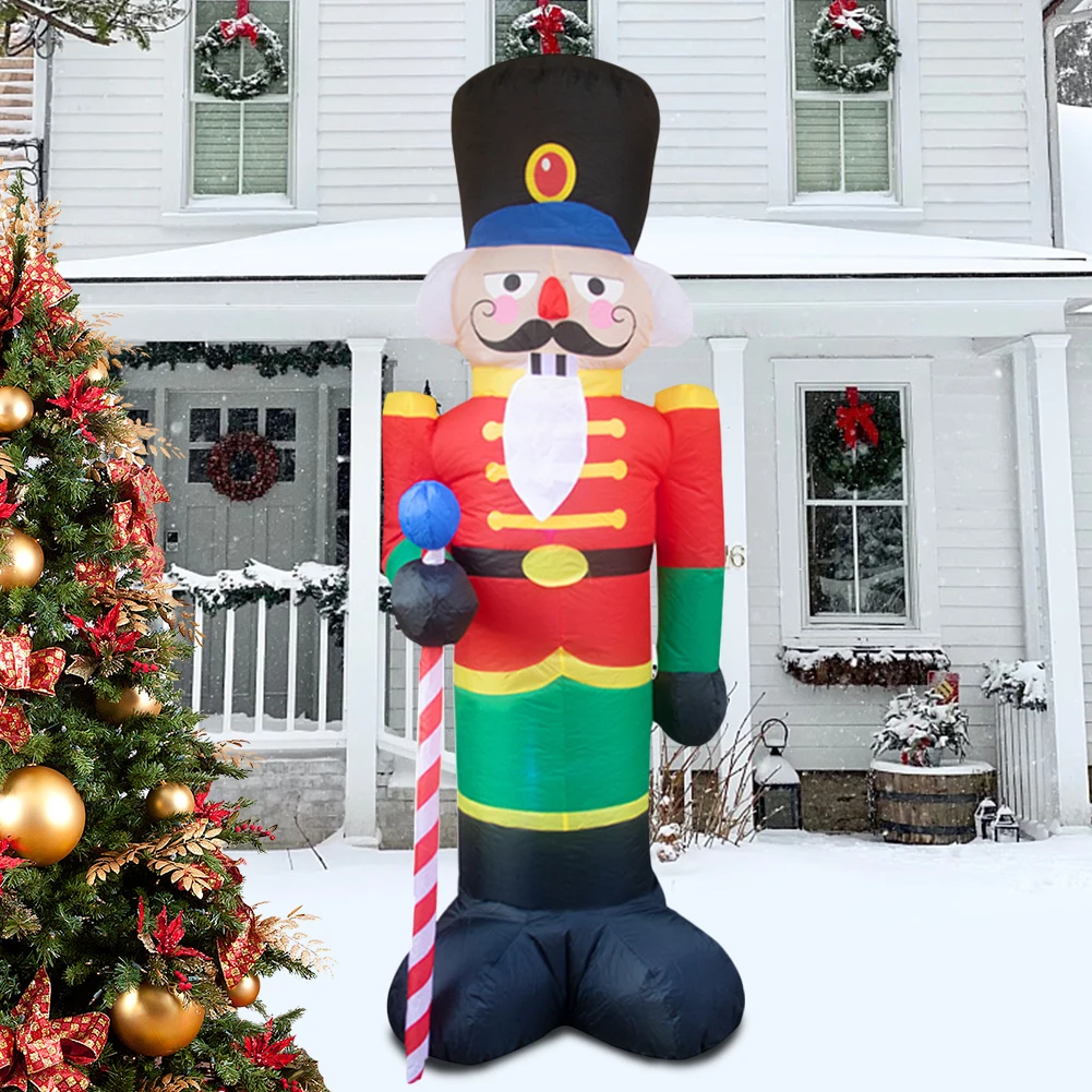 Inflatable Illuminated Soldier Ornament with LED Light Cartoon Santa Soldier Yard Lawn Xmas Party Decor
Inflatable Illuminated Soldier Ornament with LED Light Cartoon Santa Soldier Yard Lawn Xmas Party Decor