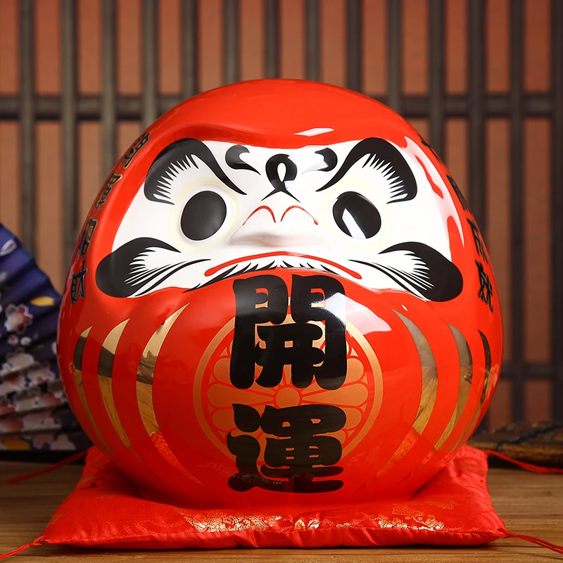 7.5 inch Japanese Daruma Ornament Ceramic Money Box Coin Bank Maneki Neko Fortune Figurine Feng Shui Wedding Gift
7.5 inch Japanese Daruma Ornament Ceramic Money Box Coin Bank Maneki Neko Fortune Figurine Feng Shui Wedding Gift