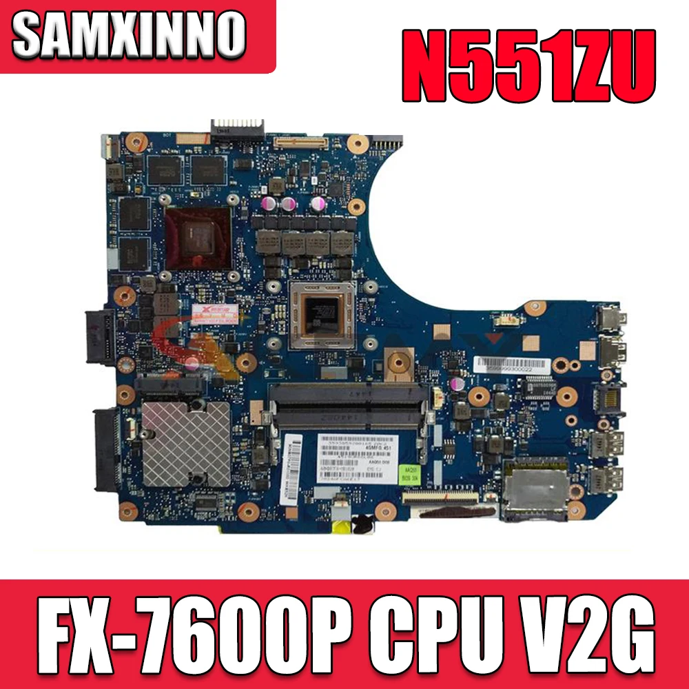 N551ZU mainboard REV2.0 For ASUS N551ZU N551Z Laptop motherboard Tested Working free shipping
N551ZU mainboard REV2.0 For ASUS N551ZU N551Z Laptop motherboard Tested Working free shipping