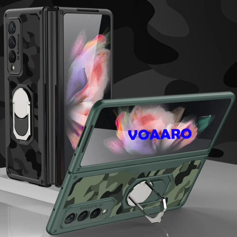 z Fold3 Cover for Samsung Galaxy z Fold 3 5g Case Camouflage Kickstand Ring Holder Hard Matte Cover for Samsung z Fold 3 Case
z Fold3 Cover for Samsung Galaxy z Fold 3 5g Case Camouflage Kickstand Ring Holder Hard Matte Cover for Samsung z Fold 3 Case