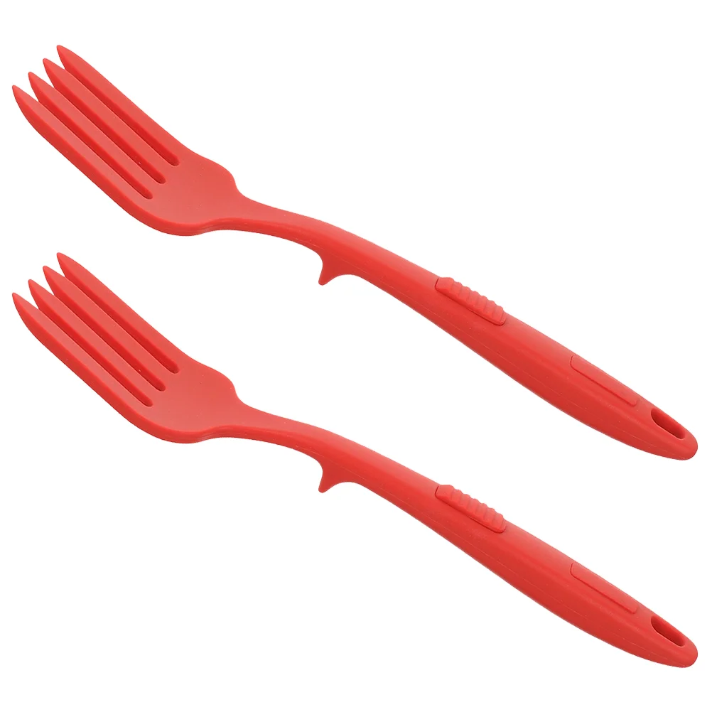 2Pcs Kitchen Cooking Fork Salad Mixing Fork Large Silicone Fork Fried Noodle Fork Home Kitchen Gadget
2Pcs Kitchen Cooking Fork Salad Mixing Fork Large Silicone Fork Fried Noodle Fork Home Kitchen Gadget