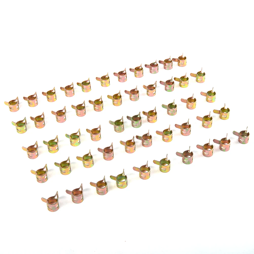 50pcs set Hose clamp Fuel line Small engin Vacuum 5/16" 8mm 8mm to 9mm Automotives Clamp Fuel oil Lines Silicone
50pcs set Hose clamp Fuel line Small engin Vacuum 5/16" 8mm 8mm to 9mm Automotives Clamp Fuel oil Lines Silicone