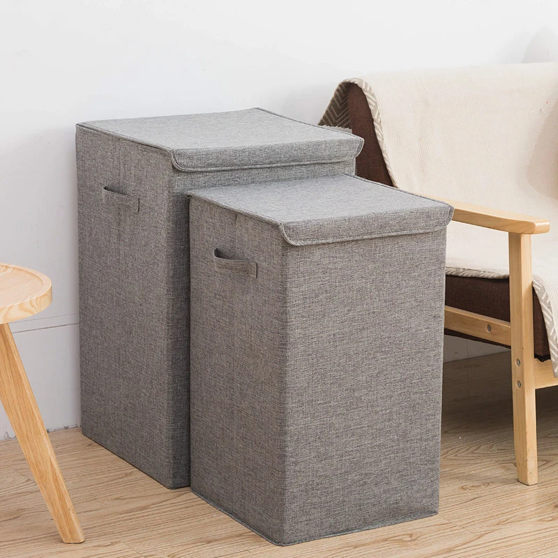 Cotton Linen Laundry Basket With Cover Large Capacity Bathroom Storage Basket Household Collapsible Waterproof Laundry Hamper
Cotton Linen Laundry Basket With Cover Large Capacity Bathroom Storage Basket Household Collapsible Waterproof Laundry Hamper