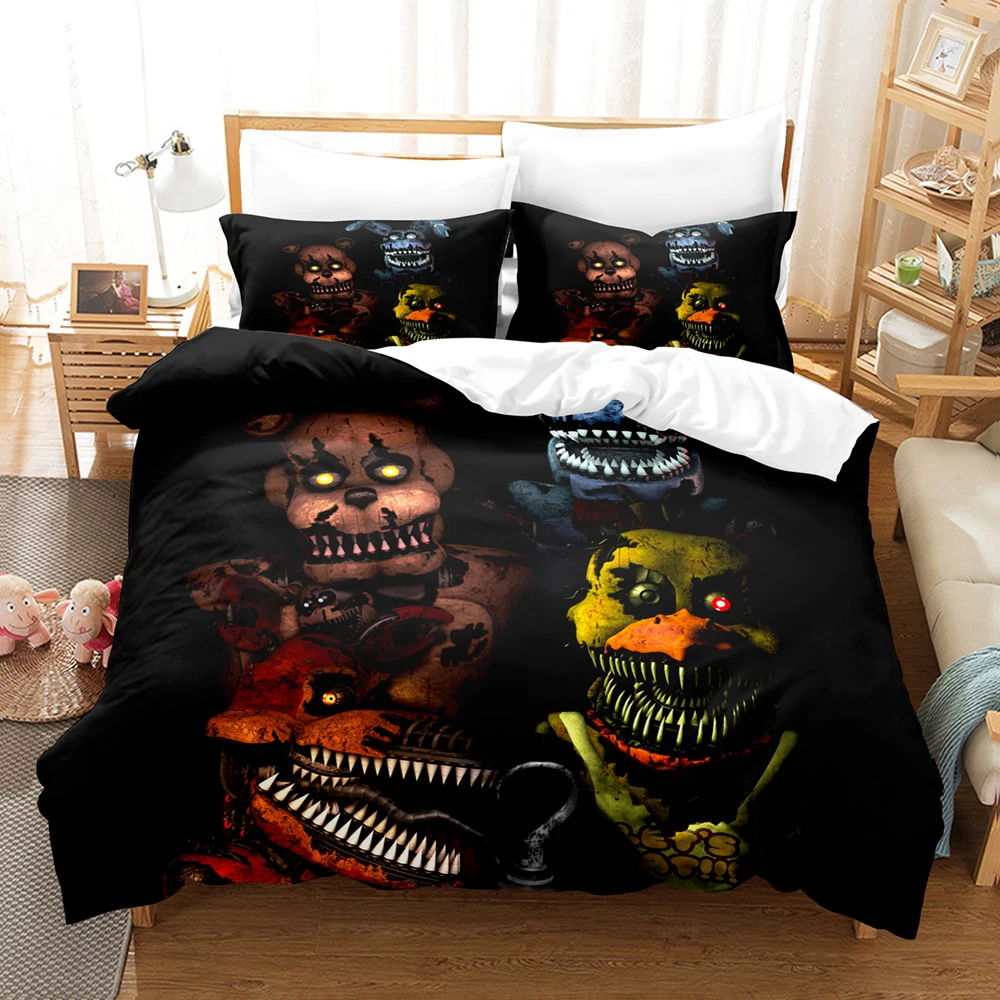 Five Nights At FNAF Bedding Set Single King Size FNAF Bed Set Aldult Kid Bedroom Duvetcover Sets 3D Print Twin Full Queen
Five Nights At FNAF Bedding Set Single King Size FNAF Bed Set Aldult Kid Bedroom Duvetcover Sets 3D Print Twin Full Queen