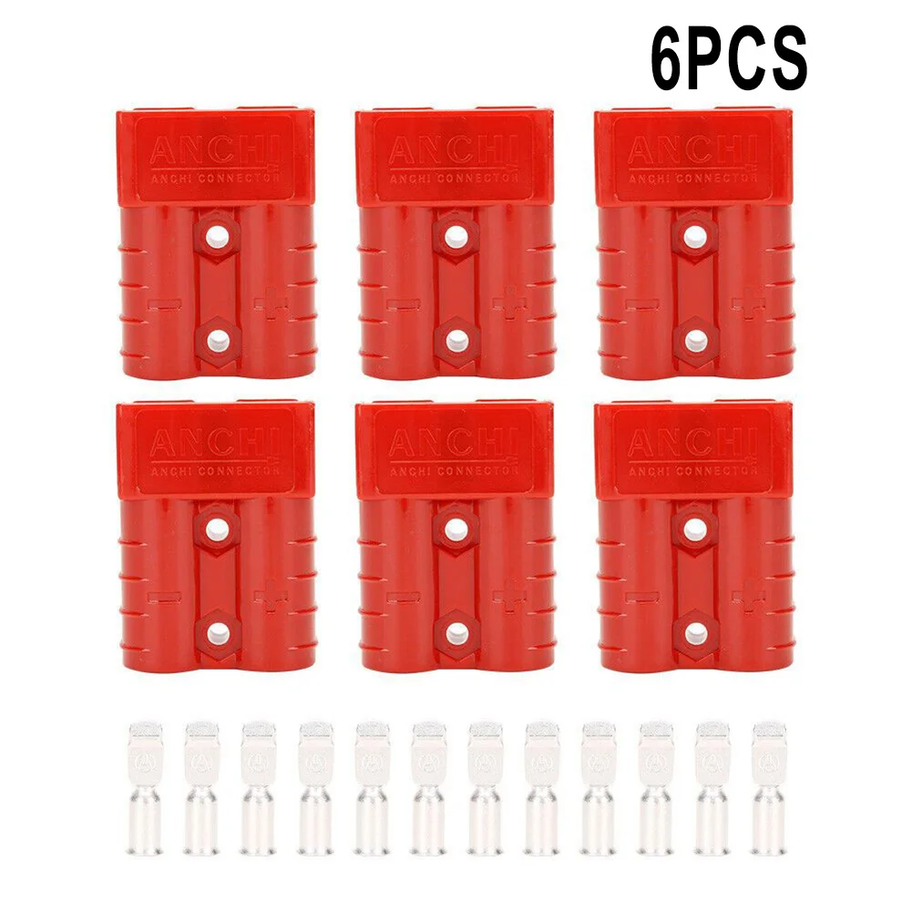 4/6pcs Quick Plug Connectors For Anderson Style Plug DC Power 50A 6AWG For Solar Caravan Motorcycle Socket Adapter Accessories
4/6pcs Quick Plug Connectors For Anderson Style Plug DC Power 50A 6AWG For Solar Caravan Motorcycle Socket Adapter Accessories