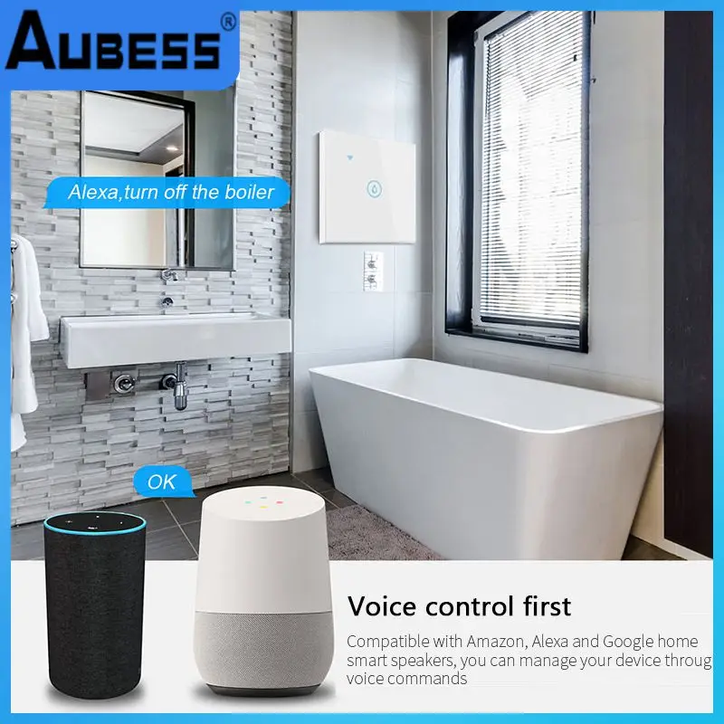 4000w Smart Wifi Touch Switch Timing Voice Control Tuya Water Heater Switch 20a Remote Control Wifi Switch Wall Switch
4000w Smart Wifi Touch Switch Timing Voice Control Tuya Water Heater Switch 20a Remote Control Wifi Switch Wall Switch