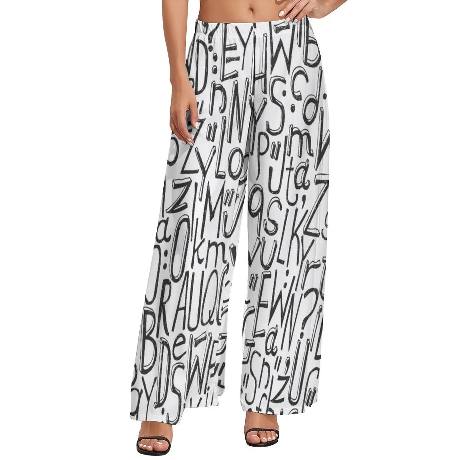 Women Vintage Painting Floral Print Casual Wide Leg Pants Female Chic Zipper Fly Long Trousers Pantalones Mujer
Women Vintage Painting Floral Print Casual Wide Leg Pants Female Chic Zipper Fly Long Trousers Pantalones Mujer