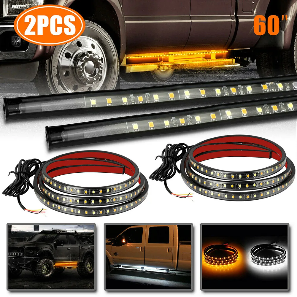 2pcs Light Strip 1.5 Meter Flow Light Truck Side Light Turn Flow Running Light 3.7V 750mAh Waterproof Outdoor Light Bar
2pcs Light Strip 1.5 Meter Flow Light Truck Side Light Turn Flow Running Light 3.7V 750mAh Waterproof Outdoor Light Bar