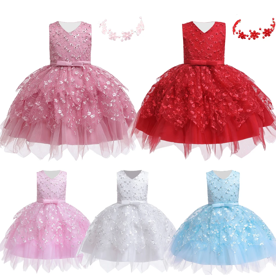 Kids Tulle Tutu Birthday Party Princess Dress For Baby Girls Infant Lace Floral Children Clothing Wedding Prom Elegant Costume
Kids Tulle Tutu Birthday Party Princess Dress For Baby Girls Infant Lace Floral Children Clothing Wedding Prom Elegant Costume