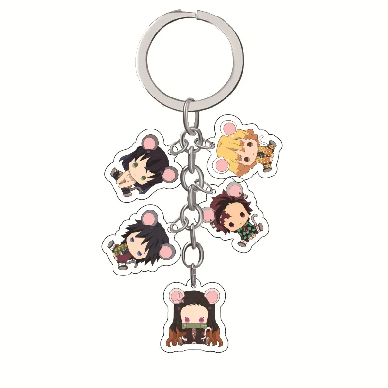 Japanese Anime Demon Slayer Mix Pendants Keychain Kimetsu No Yaiba Keychain Cartoon Figure Acrylic Keyring Wholesale Jewelry
Japanese Anime Demon Slayer Mix Pendants Keychain Kimetsu No Yaiba Keychain Cartoon Figure Acrylic Keyring Wholesale Jewelry