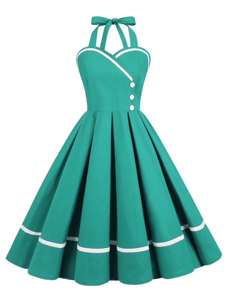 2023 New Sweetheart Neck Button Front 50s Pinup Robe Women Vintage Pleated Dress Backless Elegant Evening Slim Cotton Dresses
2023 New Sweetheart Neck Button Front 50s Pinup Robe Women Vintage Pleated Dress Backless Elegant Evening Slim Cotton Dresses