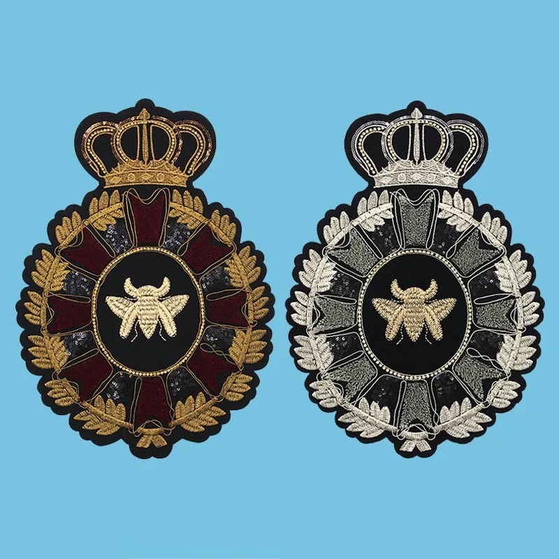 Crown Bee Patch Toothbrush Embroidered Jacket Large High Quality Patch Motorcycle Free Rider Badge Iron On MC Embroidery Sticker
Crown Bee Patch Toothbrush Embroidered Jacket Large High Quality Patch Motorcycle Free Rider Badge Iron On MC Embroidery Sticker