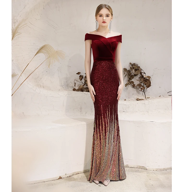 Женское платье-русалка, Элегантное длинное вечернее платье для выпускного вечера, 2023
Женское платье-русалка, Элегантное длинное вечернее платье для выпускного вечера, 2023