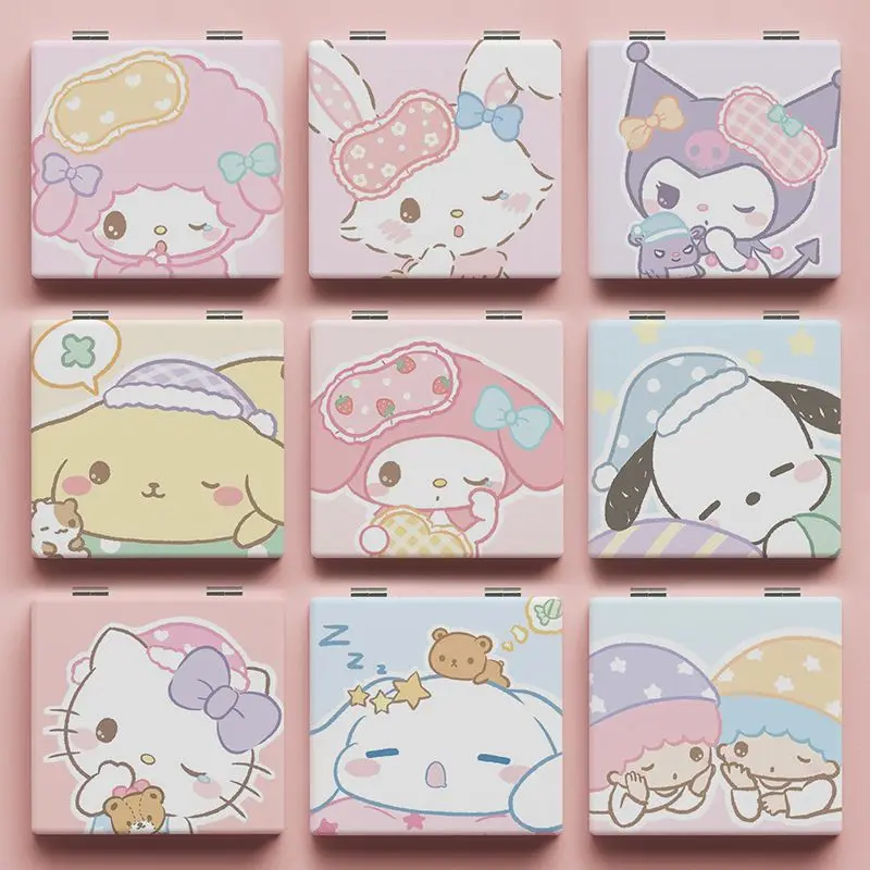 Kawaii Sanrio Hello Kittys маленькое зеркало аниме женское студенческое ручное складное мини двустороннее узорное зеркало для макияжа
Kawaii Sanrio Hello Kittys маленькое зеркало аниме женское студенческое ручное складное мини двустороннее узорное зеркало для макияжа