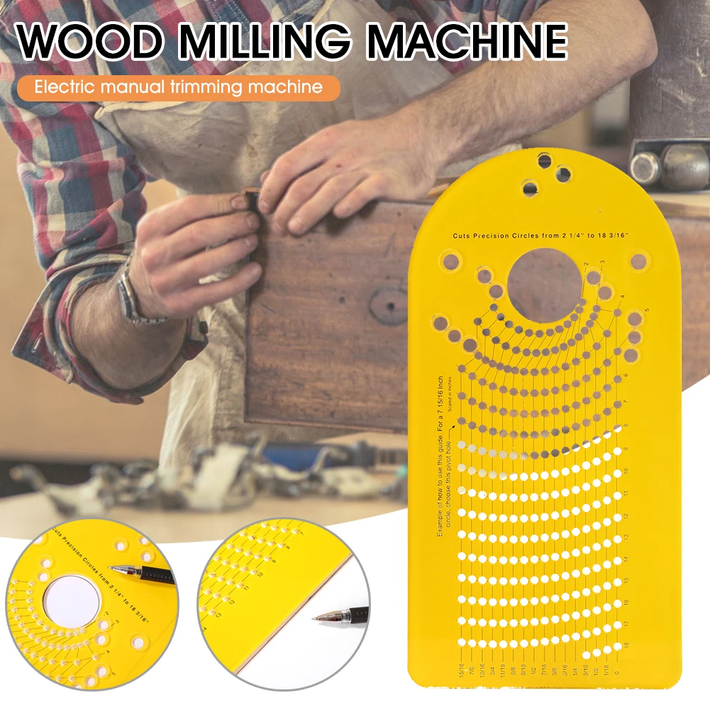 Universal Circle Cutting Jig For Hand Trimmer Wood Router Woodworking Milling Circle Groove Plunge Router Hand Woodworking Tool
Universal Circle Cutting Jig For Hand Trimmer Wood Router Woodworking Milling Circle Groove Plunge Router Hand Woodworking Tool