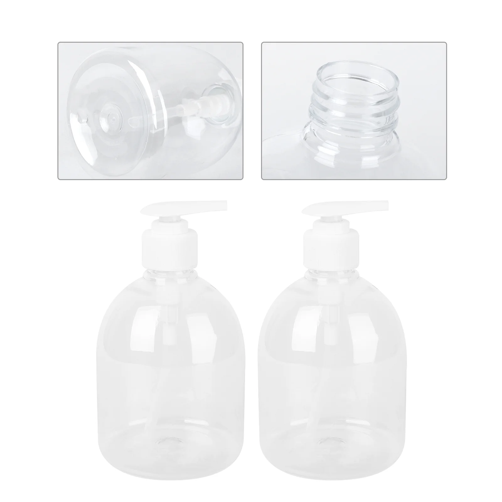 2 Pump Bottle Reusable Clear Durable 500 Shampoos Oils Lotion Dispenser for Bathroom
2 Pump Bottle Reusable Clear Durable 500 Shampoos Oils Lotion Dispenser for Bathroom