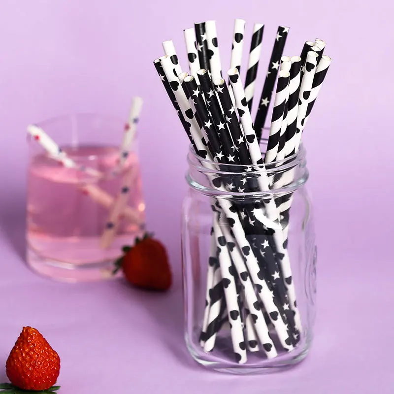 10/25pcs Black Dot Paper Drinking Straw Celebration Decor Party Straws Star Red Wedding Birthday Party Decoration Baby Shower
10/25pcs Black Dot Paper Drinking Straw Celebration Decor Party Straws Star Red Wedding Birthday Party Decoration Baby Shower