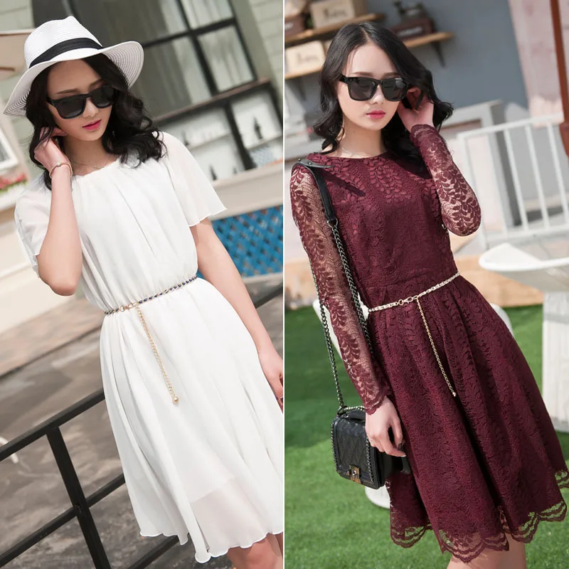 Fashion Elegant Ladies Metal Adjustable Thin Ladies Waist Chain Women Strap Dress Belt Pearl Decorative Clothes Accessories 
Fashion Elegant Ladies Metal Adjustable Thin Ladies Waist Chain Women Strap Dress Belt Pearl Decorative Clothes Accessories