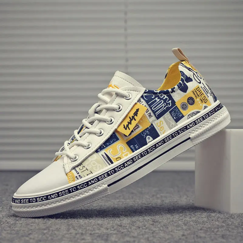 Canvas Men's Shoes Comfortable All-match Sneakers Old Beijing Cloth Shoes Breathable Ice Silk Cloth Casual Flats Sports Shoes
Canvas Men's Shoes Comfortable All-match Sneakers Old Beijing Cloth Shoes Breathable Ice Silk Cloth Casual Flats Sports Shoes