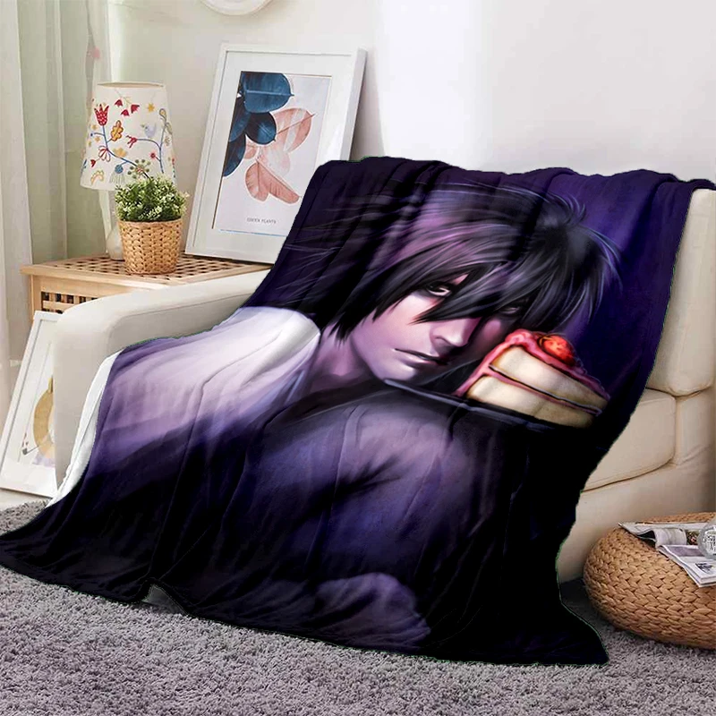 Death Note Soft Plush Sofa Bed Throwing Cartoon Modern Flannel Blanket Cover Gedruckt Bettdecke Geschenk Picnic Blankets Comic
Death Note Soft Plush Sofa Bed Throwing Cartoon Modern Flannel Blanket Cover Gedruckt Bettdecke Geschenk Picnic Blankets Comic