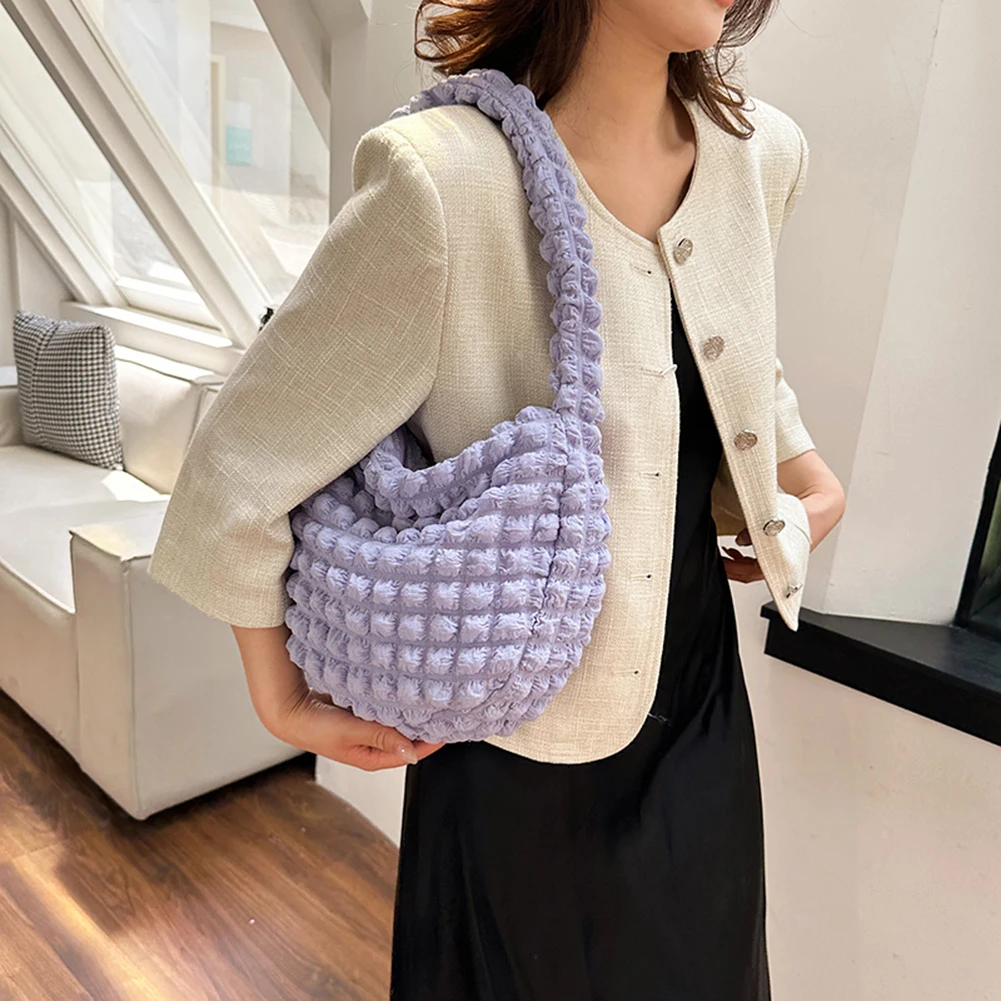 Women Quilted Handbag Bubble Korean Girls Purse Female Clutch Women Shoulder Bag 2023 Pleated Underarm Bags Puff Tote Bag
Women Quilted Handbag Bubble Korean Girls Purse Female Clutch Women Shoulder Bag 2023 Pleated Underarm Bags Puff Tote Bag