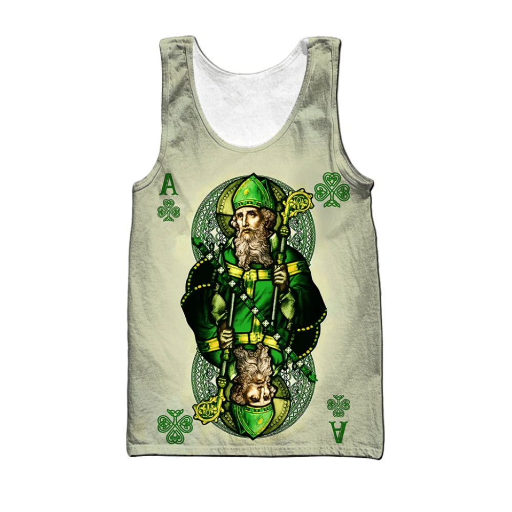 CLOOCL Irish Saint Patrick Day Tank Tops 3D All Over Printed Tops Green Four Leaf Clover Lucky Leaf Pullovers Fashion Clothing
CLOOCL Irish Saint Patrick Day Tank Tops 3D All Over Printed Tops Green Four Leaf Clover Lucky Leaf Pullovers Fashion Clothing
