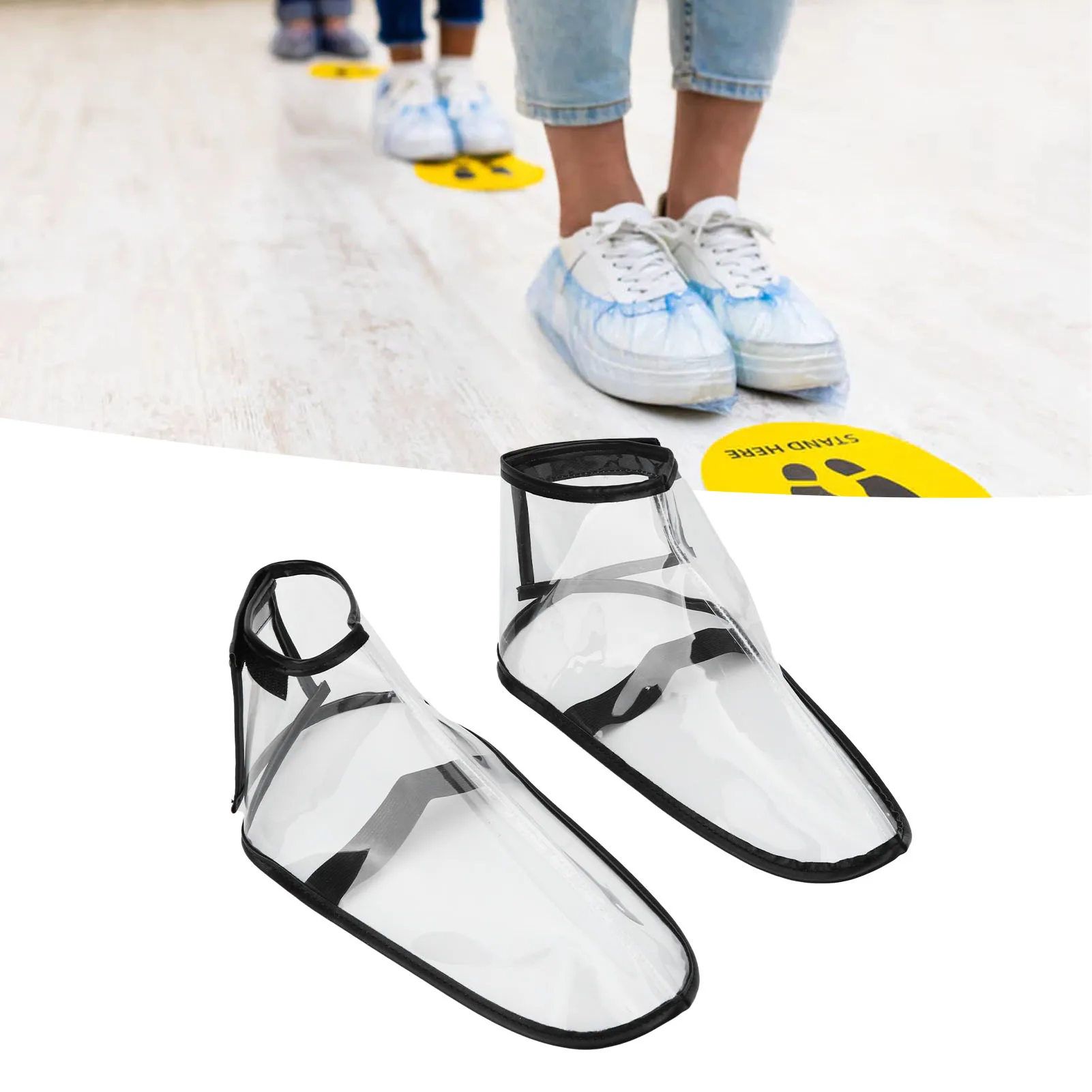 1 Pair Folding Barber Shoes Cover Hairdresser Salon Hairdressing Haircut Anti-broken Hair Foot Transparent Shoe Cover
1 Pair Folding Barber Shoes Cover Hairdresser Salon Hairdressing Haircut Anti-broken Hair Foot Transparent Shoe Cover