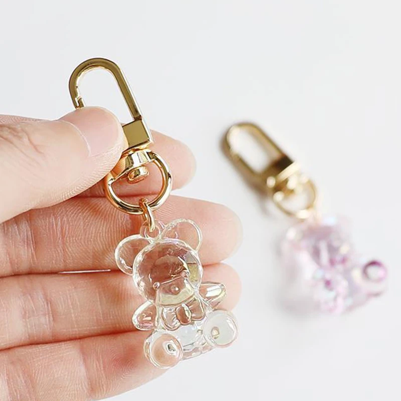Cute Crystal Bear Keychain Kawaii Key Chain Accessories Pendant For Backpack Keyring Headphone Case Charm Couple Gift
Cute Crystal Bear Keychain Kawaii Key Chain Accessories Pendant For Backpack Keyring Headphone Case Charm Couple Gift