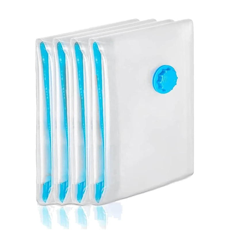 ABSF Vacuum Storage Bags Pack of 4,Double Zip Seal Reusable for Duvets, Bedding, Pillows, Clothes, Quilts,Sweater,Comforters
ABSF Vacuum Storage Bags Pack of 4,Double Zip Seal Reusable for Duvets, Bedding, Pillows, Clothes, Quilts,Sweater,Comforters