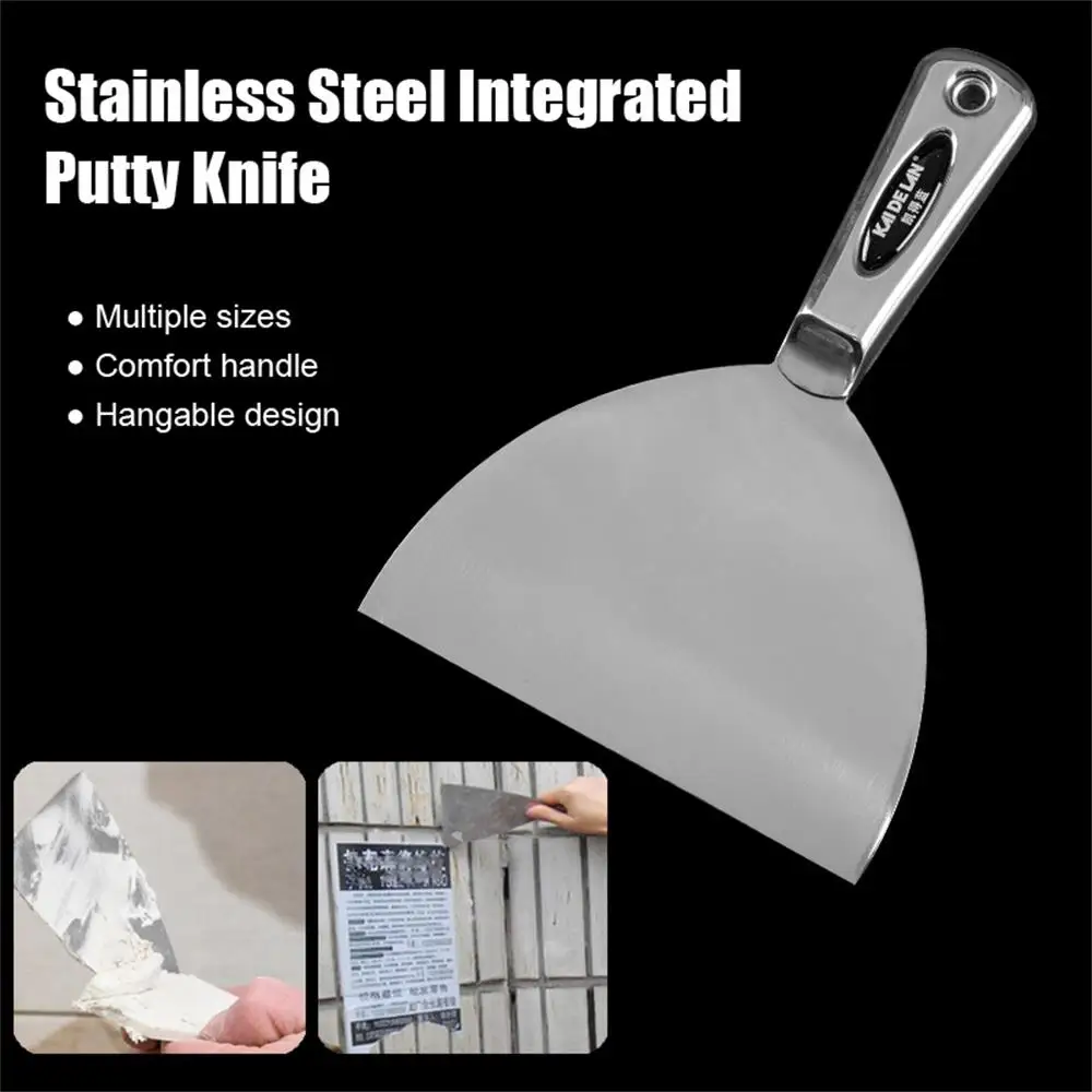 Blade Steel Scraper Integrated Home Knife Cleaning Knife Putty Putty Blade Scraper Tool Thick 2-10inch Thickened Stainless Knife
Blade Steel Scraper Integrated Home Knife Cleaning Knife Putty Putty Blade Scraper Tool Thick 2-10inch Thickened Stainless Knife