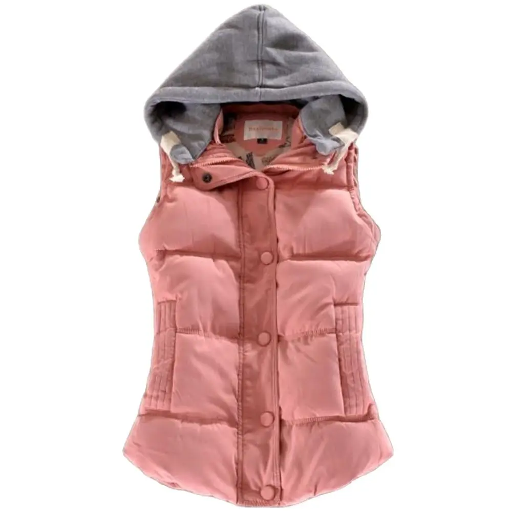 Hot Sale 6XL Women Vest Winter Coat Ladies Gilet Colete Feminino Casual Pocket Hooded Waistcoat Female Sleeveless Jacket Fall
Hot Sale 6XL Women Vest Winter Coat Ladies Gilet Colete Feminino Casual Pocket Hooded Waistcoat Female Sleeveless Jacket Fall