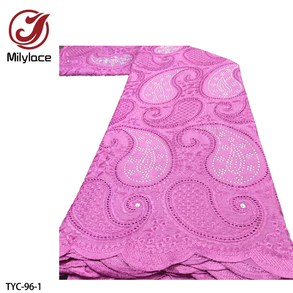 High Quality Swiss Voile Lace Embroidered African Dry Lace 100% Cotton Lace Fabrics for Party Dress 5 Yards TYC-96
High Quality Swiss Voile Lace Embroidered African Dry Lace 100% Cotton Lace Fabrics for Party Dress 5 Yards TYC-96