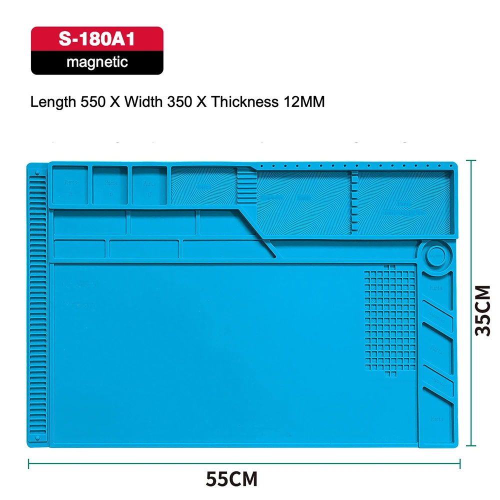 JCD паяльный коврик ESD антистатический термостойкий изоляционный рабочий силиконовый коврик паяльная ремонтная подушка для электронного оборудования
JCD паяльный коврик ESD антистатический термостойкий изоляционный рабочий силиконовый коврик паяльная ремонтная подушка для электронного оборудования