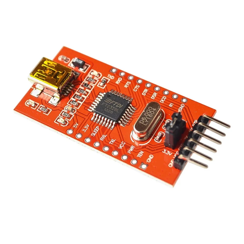 FT232BL FT232 USB TO TTL 5V 3.3V Download Cable To Serial Adapter Module Mini USB TO 232
FT232BL FT232 USB TO TTL 5V 3.3V Download Cable To Serial Adapter Module Mini USB TO 232