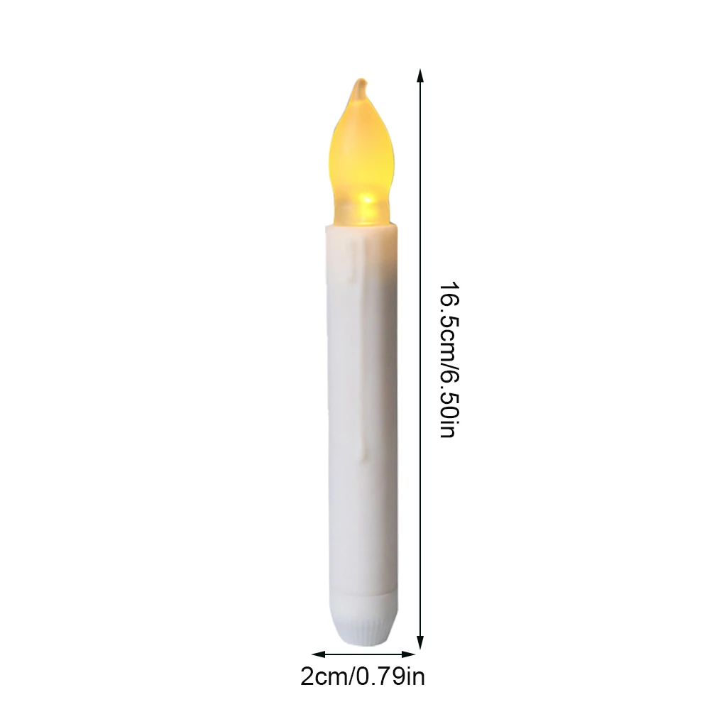 12 Pieces Candle Lights Flameless Fireless Candle Lamps LED Decoration Party Yellow Flashing Lights
12 Pieces Candle Lights Flameless Fireless Candle Lamps LED Decoration Party Yellow Flashing Lights