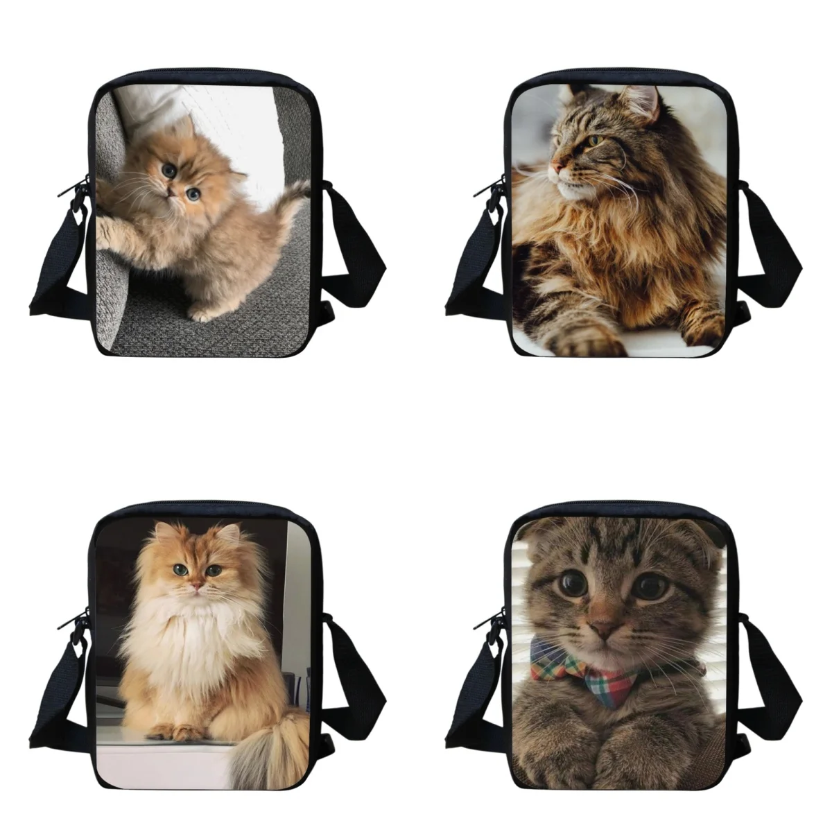 Funny 3D Cats Printing Shoulder Bags for Women Men Cross Body Small Travel Girls Bag Fashion Casual Men Messenger Bag Boys
Funny 3D Cats Printing Shoulder Bags for Women Men Cross Body Small Travel Girls Bag Fashion Casual Men Messenger Bag Boys