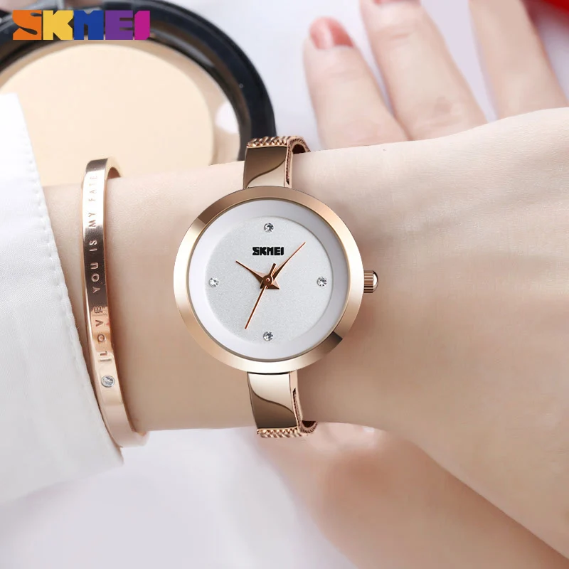 SKMEI Luxury Quartz Ladies Watch Thin Strap Fashion Women Watch Casual Stainless Steel Female Wristwatcch Relogio Feminino 1390
SKMEI Luxury Quartz Ladies Watch Thin Strap Fashion Women Watch Casual Stainless Steel Female Wristwatcch Relogio Feminino 1390