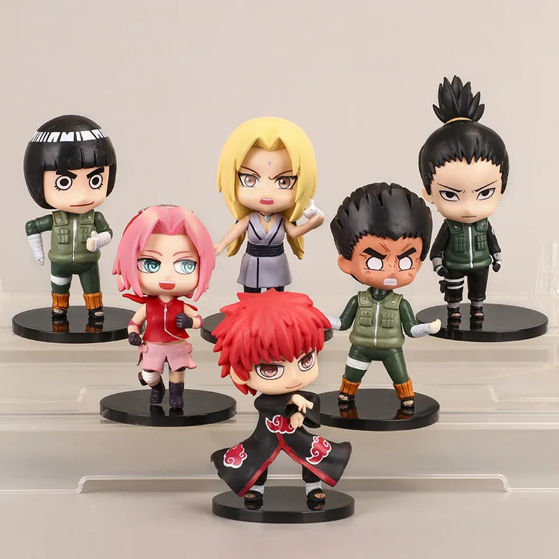 6 PCS Genuine Naruto Anime Figures Mini Q Version Kawaii Toys Toys For Children Fnaf Baby Anime Holiday Gift
6 PCS Genuine Naruto Anime Figures Mini Q Version Kawaii Toys Toys For Children Fnaf Baby Anime Holiday Gift