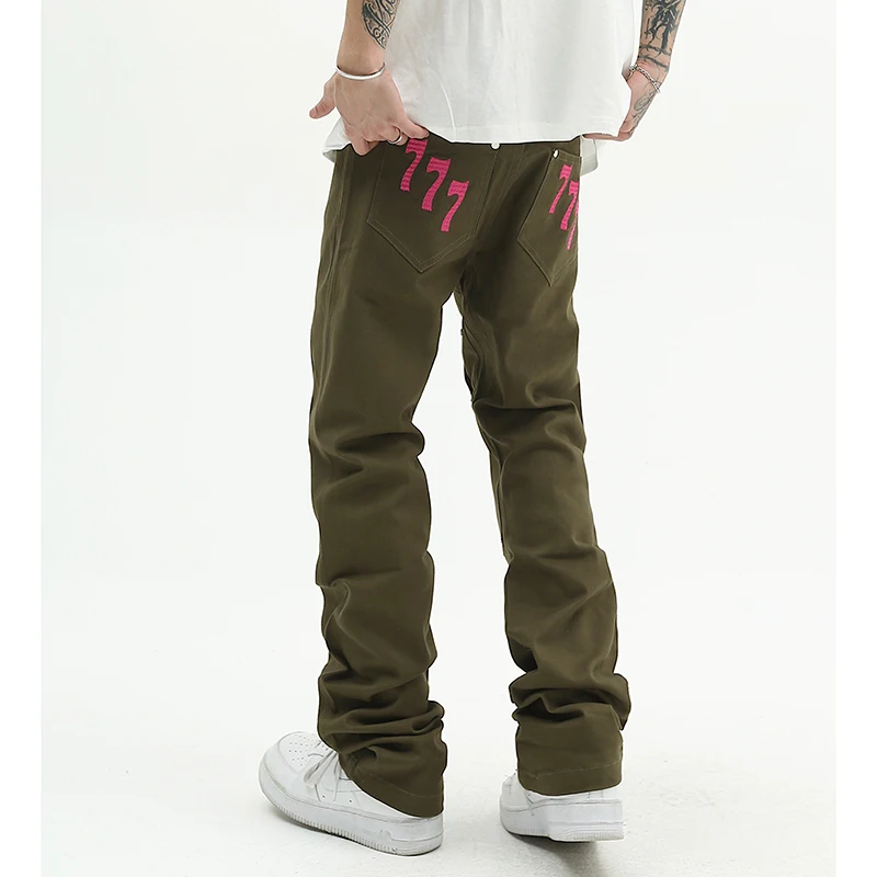 Rivet Pockets Back Digital Embroidery Loose Jeans for Men Harajuku Retro Ankle Button Casual Oversized Denim Trousers
Rivet Pockets Back Digital Embroidery Loose Jeans for Men Harajuku Retro Ankle Button Casual Oversized Denim Trousers