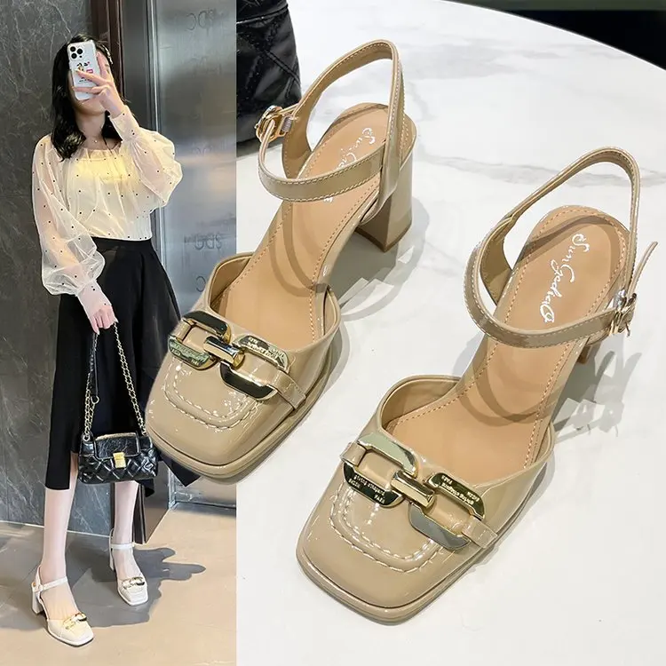 Women's Sandals 2021 Elegant Office Ladies Shoes and Sandals Women Casual Shoes Square Heel Sandals Slip On Woman Flats
Women's Sandals 2021 Elegant Office Ladies Shoes and Sandals Women Casual Shoes Square Heel Sandals Slip On Woman Flats