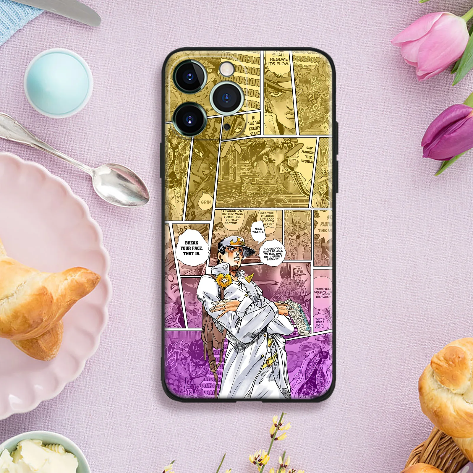 JoJo's Bizarre Kujo Jotaro Anime Phone Case for iPhone 13 12 11 Mini Pro XS Max 6s SE X XR 7 8 Plus Cover Soft Glass Shell
JoJo's Bizarre Kujo Jotaro Anime Phone Case for iPhone 13 12 11 Mini Pro XS Max 6s SE X XR 7 8 Plus Cover Soft Glass Shell