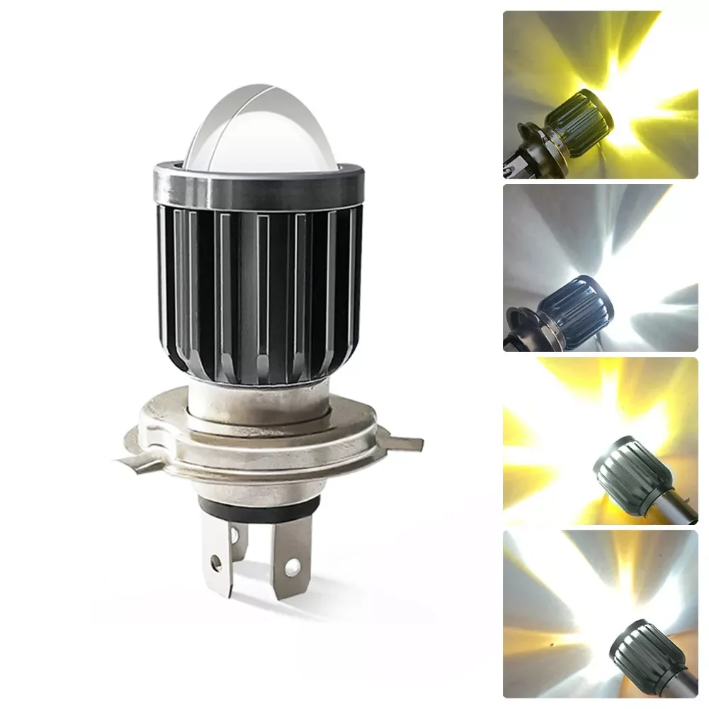 H4 Motorcycle LED Headlights Two-Color Direct Plug-In Modified Headlights IP67 White 6000K High Beam/yellow 3000K Low Beam
H4 Motorcycle LED Headlights Two-Color Direct Plug-In Modified Headlights IP67 White 6000K High Beam/yellow 3000K Low Beam